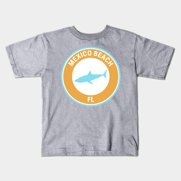 Mexico Beach Florida Kids T-Shirt by fearcity